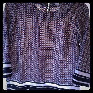 Kenar silky 3/4 sleeve blouse.  Size xs.